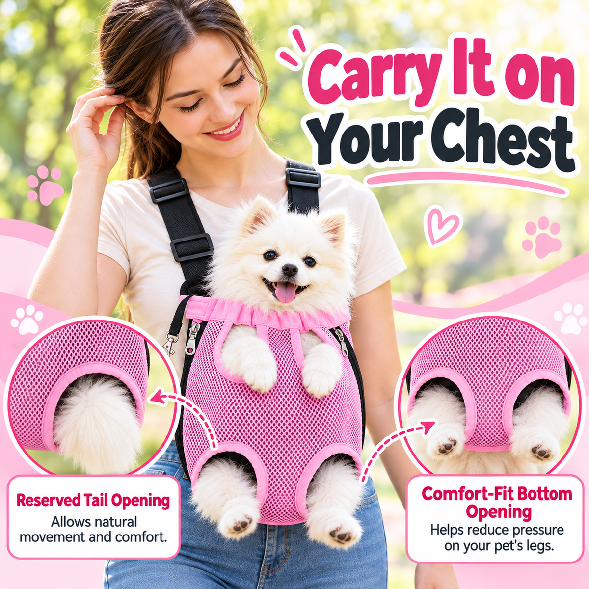 🩷Pet Carrier Backpack for Cats and Small Dogs