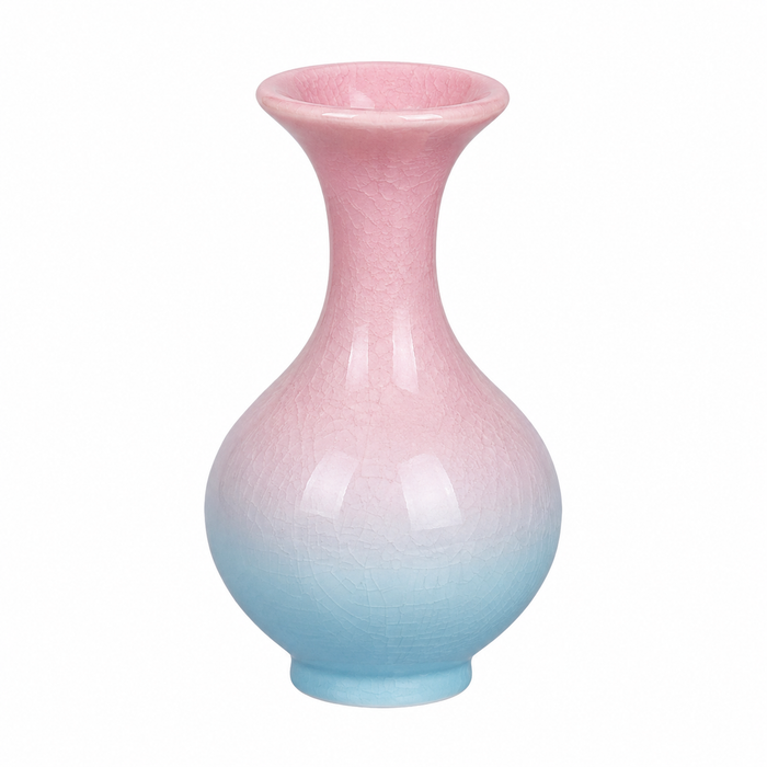 Crackle Glaze Gradient Vase（4pc）