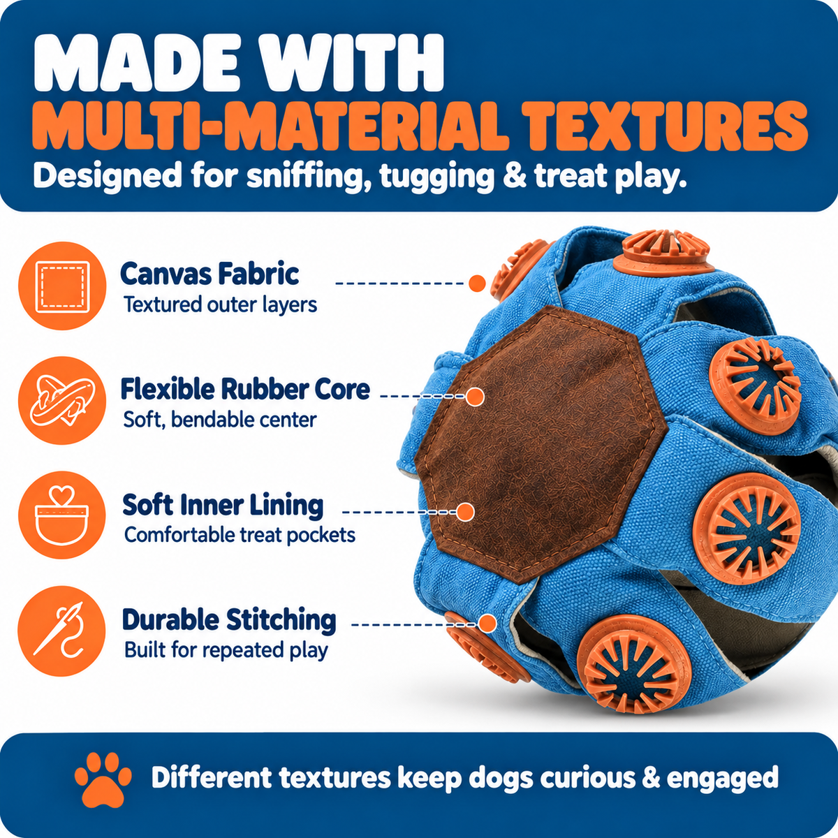 LIMITED DISCONT - Dogtopus™ Interactive Treat-Hiding Dog Toy