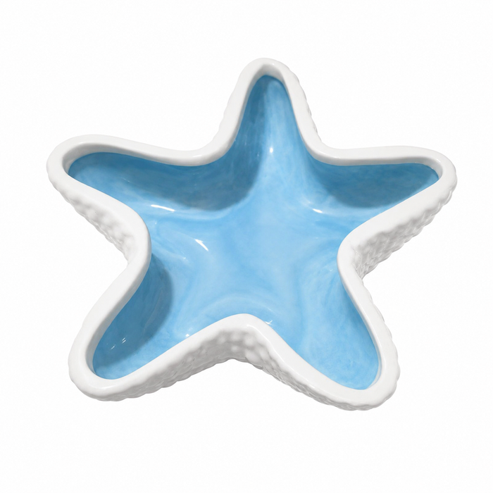 Blue Ocean Star Ceramic Tray